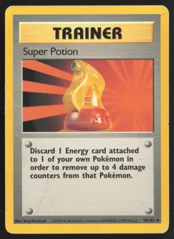 Pokemon TCG | Super Potion 90/102 | Uncommon | Base Set | Moderately Played - Image 2