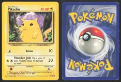 Pokemon TCG | Pikachu 58/102 | Common | Base Set | Moderately Played - Image 1
