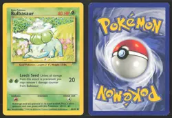 Pokemon TCG | Bulbasaur 44/102 | Common | Base Set | Moderately Played - Image 1
