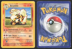 Pokemon TCG | Arcanine 23/102 | Uncommon | Base Set | Moderately Played - Image 1