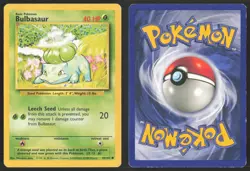 Pokemon TCG | Bulbasaur 44/102 | Common | Base Set | Moderately Played - Image 1