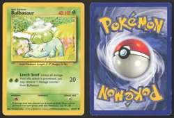 Pokemon TCG | Bulbasaur 44/102 | Common | Base Set | Moderately Played - Image 1