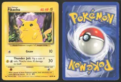 Pokemon TCG | Pikachu 58/102 | Common | Base Set | Moderately Played - Image 1