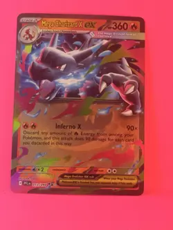 Pokemon TCG Mega Charizard X EX Double Rare Holo 013/094 Phantasmal Flames - Image 1
