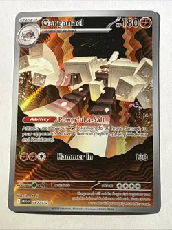 Garganacl 147/132 Illustration Rare Holo ME01: Mega Evolution Pokemon NM - Image 1