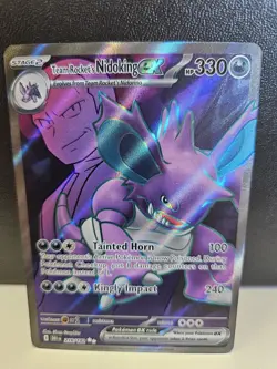 Team Rockets Nidoking ex 216/182 - Pokemon TCG - Destin Rivals - NM - Image 1