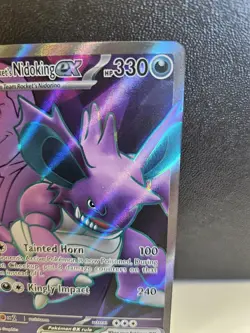 Team Rockets Nidoking ex 216/182 - Pokemon TCG - Destin Rivals - NM - Image 2