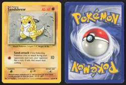 Pokemon TCG | Sandshrew 62/102 | Common | Base Set | Lightly Played - Image 1