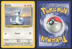 Pokemon TCG | Dratini 26/102 | Uncommon | Base Set | Moderately Played - Image 1