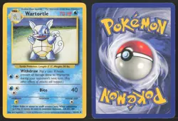Pokemon TCG | Wartortle 42/102 | Uncommon | Base Set | Moderately Played - Image 1