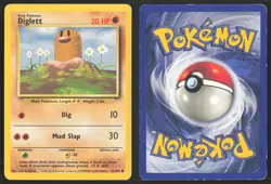 Pokemon TCG | Diglett 47/102 | Common | Base Set | Moderately Played - Image 1