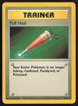 Pokemon TCG | Full Heal 82/102 | Uncommon | Base Set | Lightly Played - Image 2