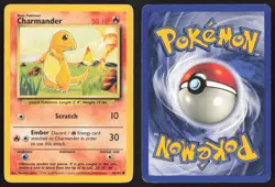 Pokemon TCG | Charmander 46/102 | Common | Base Set | Lightly Played - Image 1