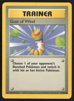 Pokemon TCG | Gust of Wind 93/102 | Common | Base Set | Moderately Played - Image 2