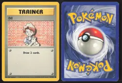 Pokemon TCG | Bill 91/102 | Common | Base Set | Moderately Played - Image 1
