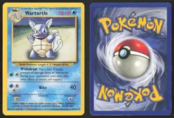Pokemon TCG | Wartortle 42/102 | Uncommon | Base Set | Moderately Played - Image 1