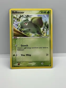 Pokemon TCG Bulbasaur EX Crystal Guardians 46/100 Regular Common Card - Image 1