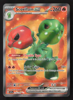 Scovillain ex Ultra Rare Holofoil SSP 216/191 NM Pokemon TCG - Image 1