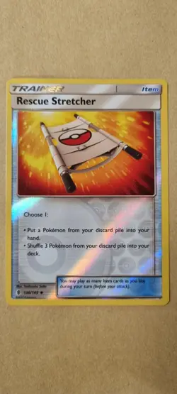 Rescue Stretcher - Pokemon TCG - MP - Uncommon Foil - Guardians Rising -130/145 - Image 1