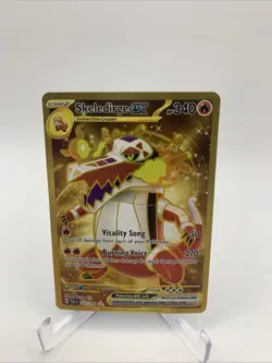 Skeledirge ex 272/193 Sv02: Paldea Evolved Holo Pokemon TCG Hyper Rare Gold - Image 2