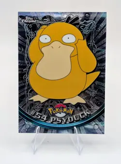 2000 Topps Chrome Pokemon: Growlithe, Ninetales, Pikachu and Psyduck - Image 1