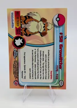 2000 Topps Chrome Pokemon: Growlithe, Ninetales, Pikachu and Psyduck - Image 4