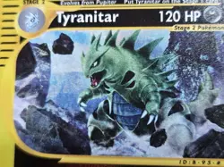 Pokemon Base Set Expedition #66/165 non-holo TYRANITAR --never played-- - Image 4