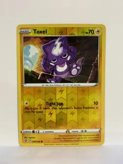 Toxel 068/192 Reverse Holo Rebel Clash Pokemon TCG NM - Image 1
