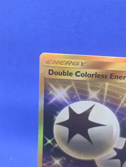 Pokemon S&M Guardians Rising Double Colorless Energy 166/145 Gold Secret Rare NM - Image 3