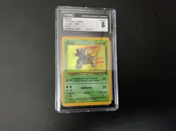 1999 POKEMON JUNGLE HOLO #9/64 PINSIR CGC 8 NM/MT - Image 1