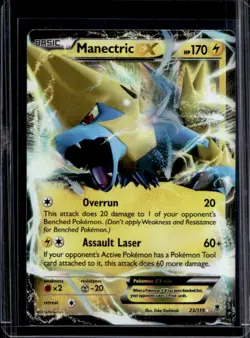 2014 Pokemon XY Phantom Forces Manectric EX #023/119 - Image 1