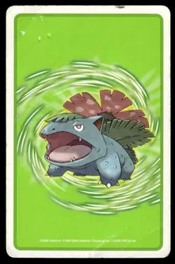 Wartortle Queen of Spades Venusaur Poker Deck Pokemon Japanese ~ HP Creased - Image 2
