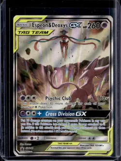 2016-19 Pokemon SM Black Star Promos Espeon & Deoxys Tag Team #SM240 - Image 1