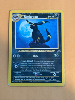 2001 Pokemon Neo Discovery Umbreon Holo Rare #13/75 MP - Image 1