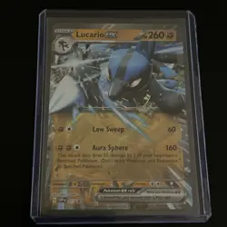 2023-25 Pokemon SV Black Star Promos SVP EN Lucario ex #017 - Image 2