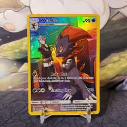 Pokemon TCG Weavile Sun & Moon - Cosmic Eclipse 238/236 Holo Secret Rare - LP/NM - Image 1