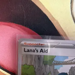 Pokemon Lana's Aid Trainer 219/167 Sv06 Twilight Masquerade Full Art Holo SIR - Image 3