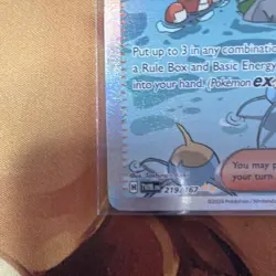 Pokemon Lana's Aid Trainer 219/167 Sv06 Twilight Masquerade Full Art Holo SIR - Image 5