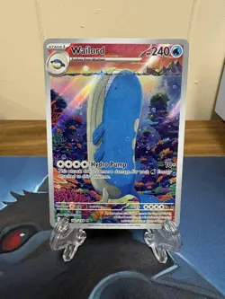 Pokemon Wailord 162/159 Sv09: Journey Together Illustration Rare Holo Near Mint - Image 1