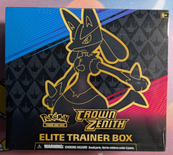 Crown Zenith Elite Trainer Box FACTORY SEALED Pokemon **see photos** - Image 1