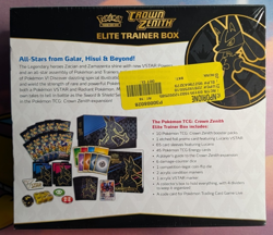 Crown Zenith Elite Trainer Box FACTORY SEALED Pokemon **see photos** - Image 2