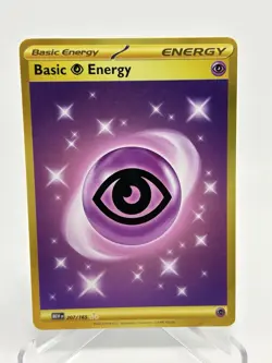 BASIC PSYCHC ENERGY 207/165 | S&V 151 | Pokemon NM GOLD HYPER RARE! - Image 1