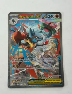 Mega Lucario ex 179/132 SIR Pokemon TCG Mega Evolutions NM - Image 1