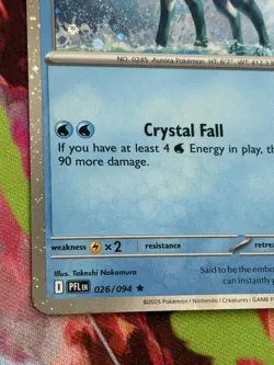 Pokemon Phantasmal Flames - #26/94 Suicune Cosmos Holo - Image 4