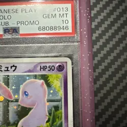 2004 Pokemon Japanese Play ___'s Mew 2nd Season Promo Holo #013 PSA 10 - Image 3