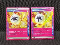Enriching Energy X 2 Ace Spec 2024 Pokemon 191/191 Surging Sparks - Image 1