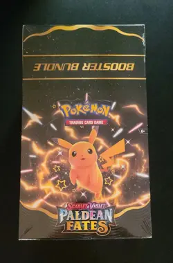 Pokemon TCG Scarlet & Violet Paldean Fates Booster Bundle Display Factory Sealed - Image 1