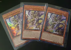 3x Horus the Black Flame Deity 1st Edition Ultra Rare MP25-EN158 Yu-Gi-Oh! - Image 1