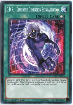 Yugioh - D.D.R. - Different Dimension Reincarnation SDCL-EN026 1st Edition - Str - Image 1
