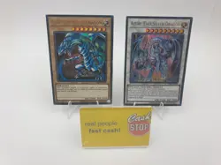 Blue-Eyes White and Azure-Eyes Silver Dragon SDBE-EN001/en040 Ultra Rare Yugioh - Image 1